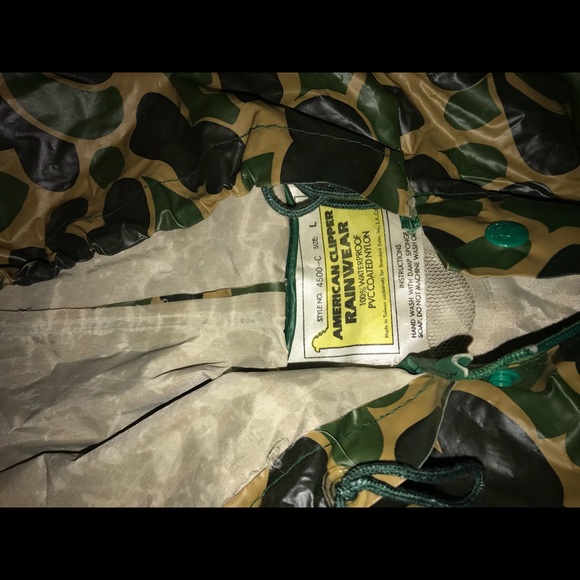 clipper rainwear Jackets & Coats American Clipper Rainwear Army